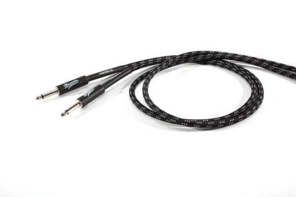 CABLE DE INSTRUMENTO Cable de instrumento Proel Brave BRV100LU3BW. Conectores jack - jack. Cable de PVC flexible con cubierta de algodón acabado color negro/ blanco