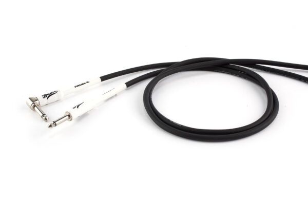 CABLE DE INSTRUMENTO Cable de instrumento Proel Brave BRV120LU3BK. Conectores jack - jack acodado. Cable de PVC flexiblecolor negro