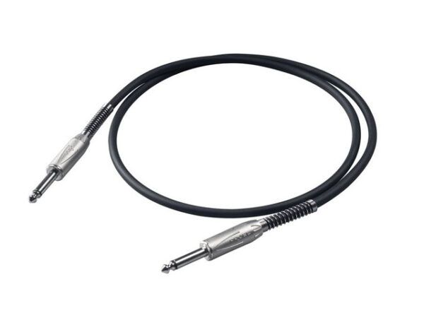 CABLE DE INSTRUMENTO Cable Proel BULK100LU3. Cable montado profesionalpara instrumento con conector jack mono PROEL 6.3mm