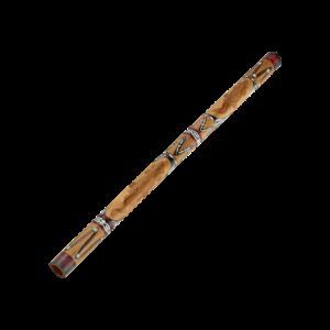 DIDGERIDOO 'DIDGERIDOO EN BAMBOO DE 47''. Los Didgeridoos  de Bamboo ofrecen la posibilidad de iniciarse en el arte de tocar el insrumento de viento más antiguo. Se adaptan perfectamente a todo set de percusión. MarrónCaracterísticas Principales:Madera de bamboo  Dimensiones: 120cmInstrumento artesanal'