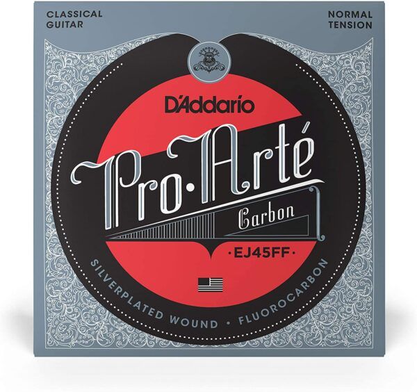 JUEGO CUERDAS PARA GUITARRA CLASICA Juego de cuerdas para guitarra D Addario EJ45FF Carbon Normal Tension. Diseñadas según las rigurosas especificaciones de nuestros tiples de nylon ProArte