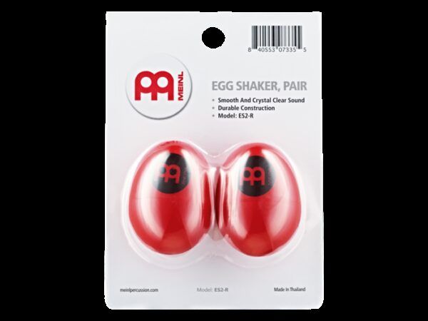 HUEVOS Huevos shaker. Set 2 unidades en color rojo. Meinl es2 egg shakers