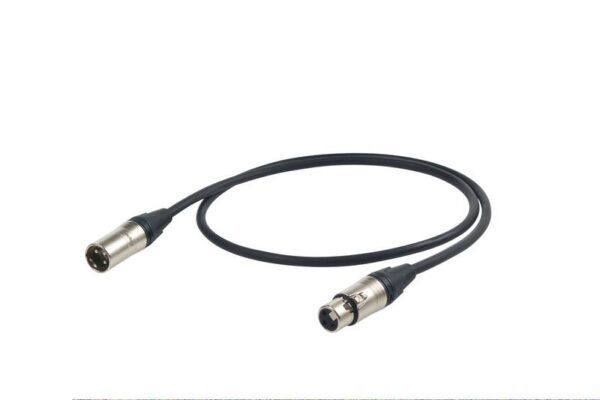 CABLE DE MICROFONO Cable Proel ESO210LU3. Cable micrófono balanceadoprofesional conectores Neutrik XLR hembra - XLR macho 3m