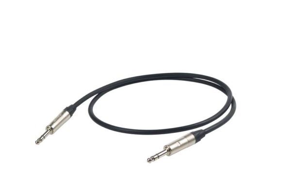 CABLE BALANCEADO Cable Proel ESO230LU3. Cable instrumento profesional con conectores Neutrik jack estéreo - jack estéreo 3m