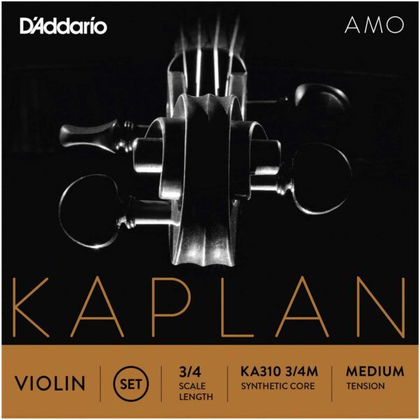 JUEGO CUERDAS PARA VIOLIN Juego de cuerdas para violín Kaplan Amo KA310 3/4 Medium. Kaplan Amo ofrece calidez