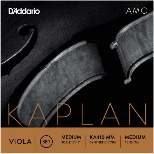 JUEGO CUERDAS PARA VIOLA Juego de cuerdas para viola Kaplan Vivo KV410 MM Medium Scale Medium Tension. Para violas de 15 a 16 pulgadas. Kaplan Vivo entrega brillantez