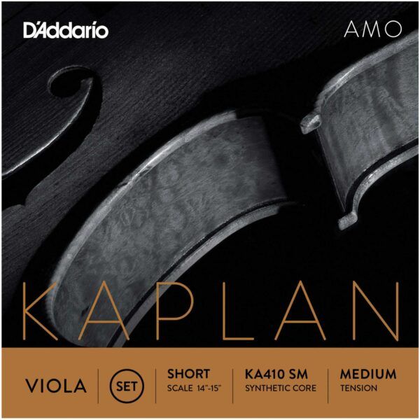 JUEGO CUERDAS PARA VIOLA Juego de cuerdas para viola Kaplan Vivo KV410 SM Short Scale Medium Tension. Para violas de 14 a 15 pulgadas. Kaplan Vivo entrega brillantez