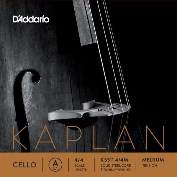 CUERDA SUELTA PARA VIOLONCHELO Cuerda suelta para Cello Kaplan Solutions KS511 La (A) 4/4 tensión media. Las cuerdas A y D de Kaplan Solutions para Cello produce un tono lleno