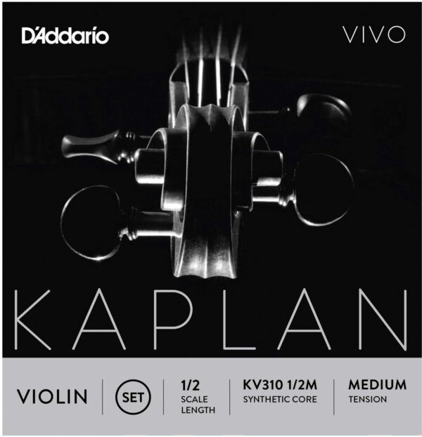 JUEGO CUERDAS PARA VIOLIN Juego de cuerdas para violín Kaplan Vivo KV310 1/2 Medium. Kaplan Vivo entrega brillantez