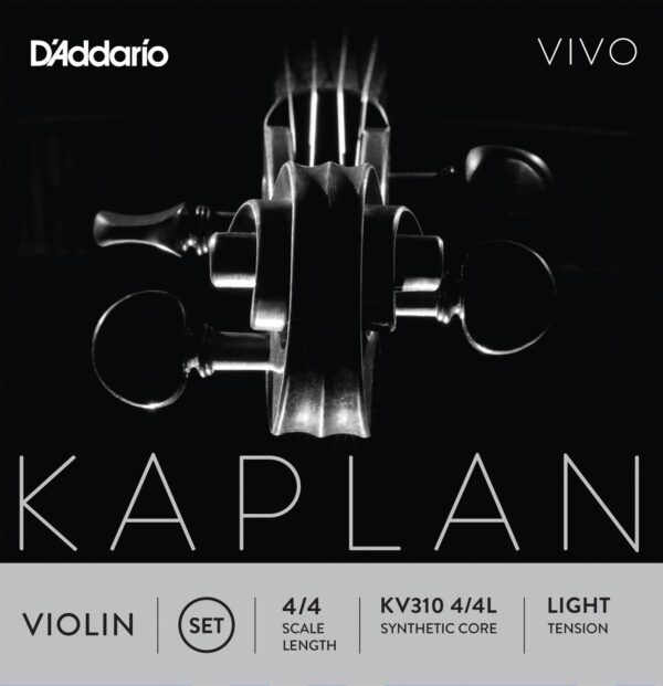 JUEGO CUERDAS PARA VIOLIN Juego de cuerdas para violín Kaplan Vivo KV310 4/4 Light. Kaplan Vivo entrega brillantez