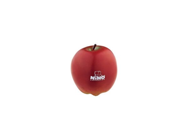 SHAKER Los shakers “Frutas y Verduras” NINO® están hechos de un material plástico de alta calidad y rellenos de una sustancia que suena especialmente agradable. Estas imitaciones de frutas y verduras parecen increíblemente reales y crean una gran variedad de sonidos.. Manzana.