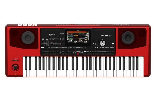 TECLADO DE ACOMPAÑAMIENTO CON ALTAVOCES El teclado Interactivo Pa700 está ahora disponible en una versión de color rojo brillante. Con un nuevo panel en negro que conjuga con el cuerpo rojo metalizado brillante