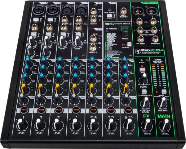 Insert y fx footswitch  .salida de auricualres con control propio. Nuevo Procesador GigFX con 24 efectos de alta calidad. Interface 2x4USB con 24bit 192KHz  incorporado. Dimensiones: 178 x 396 x 455mm. Peso: 4.5 Kg.