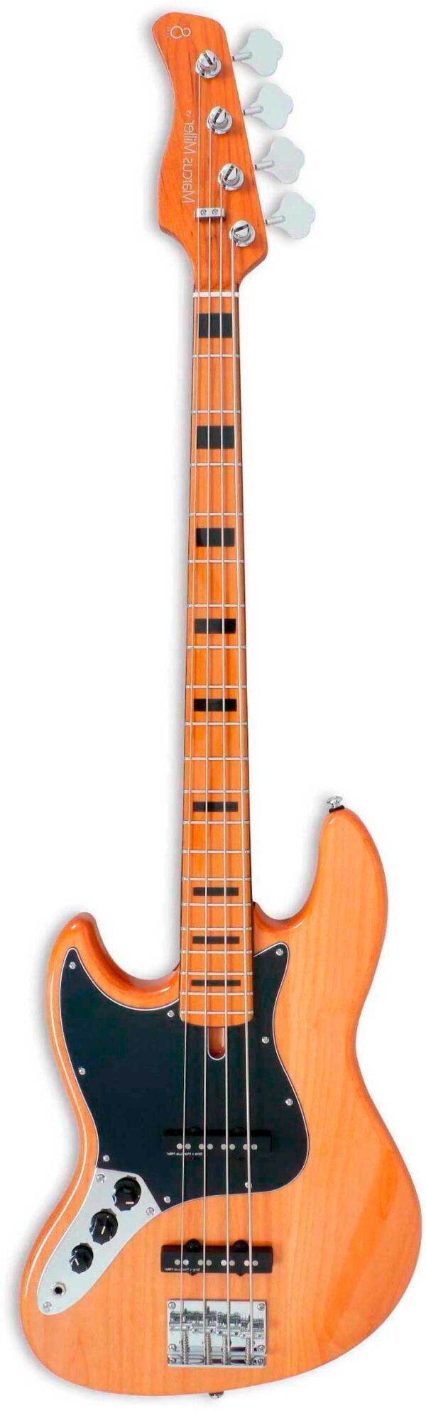 BAJO PARA ZURDOS 'Marcus Miller Bass. 2nd Gen. Lefthand. Body Material: North American Alder. Body Shape: New Marcus Miller Jazz Type. Neck Material: 1 Piece Roasted Hard Maple. Neck Shape: C-Shape. Scale: 34''. Fingerboard Material: Roasted Hard. Maple(Rolled Edges). Fingerboard Radius: 9.5''. Frets: 2.4mm Medium. String Nut: Bone Nut