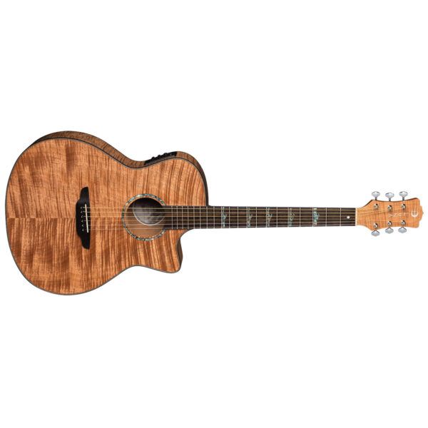 LUNA HIGH TIDE EXOTIC MAHOGANY GC CAW A/E