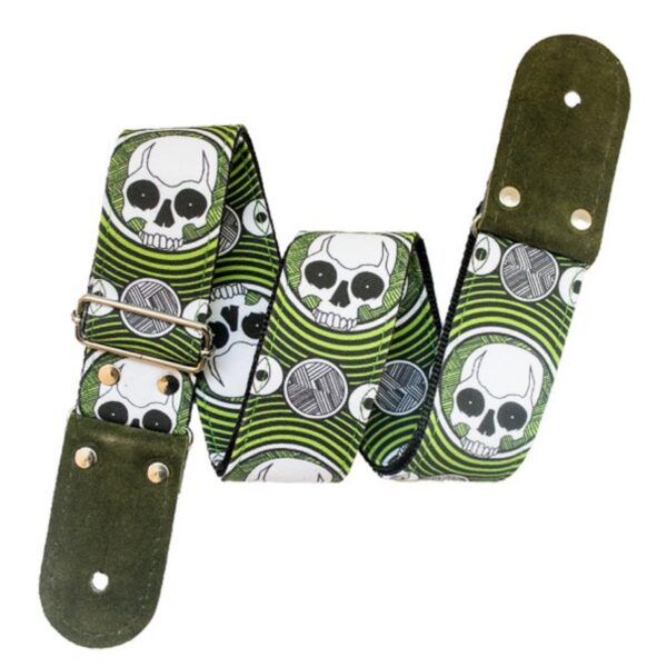 Kidam correa audio calaveras verde