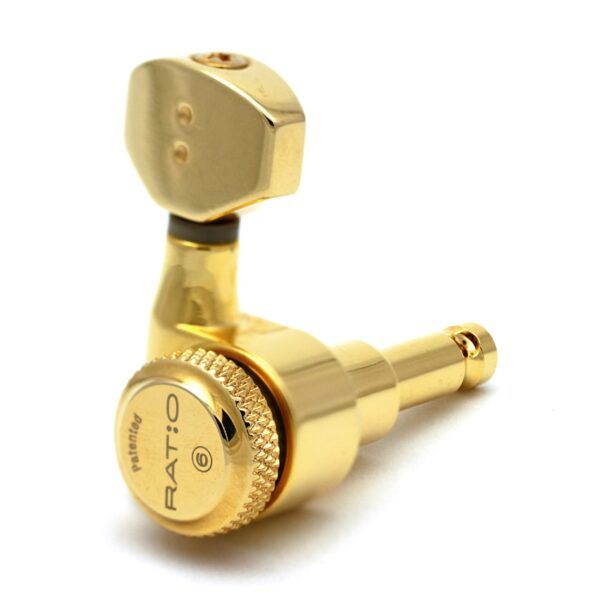 GRAPHTECH Electric Locking 6 In-line Cntemporary Mini Gold 2Pin