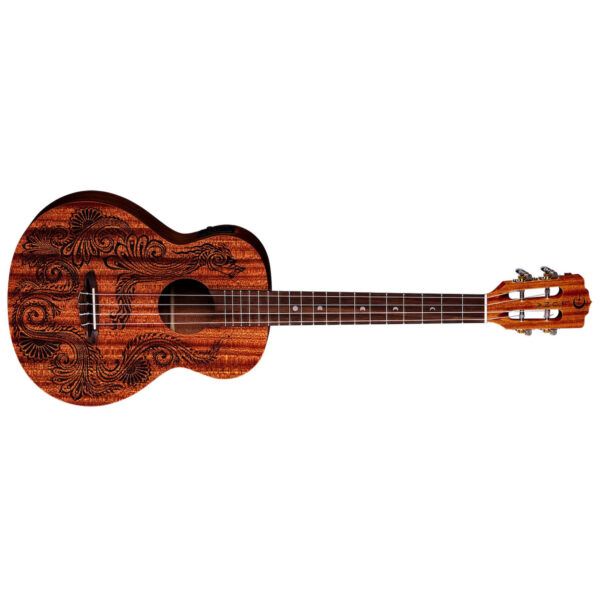 LUNA UKE HENNA DRAGON MAHOGANY BARITONE W/PRE