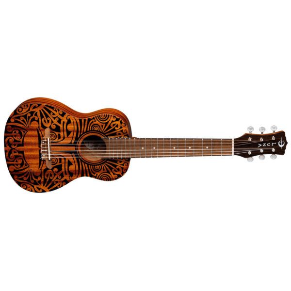 LUNA UKE TRIBAL MAHOGANY 6 STRING BARITONE