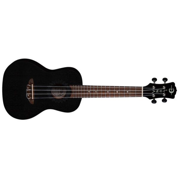 LUNA UKE VINTAGE MAHOGANY CONCERT BLACK SATIN