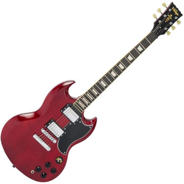 VINTAGE VS6 EL.GUITAR - CHERRY RED