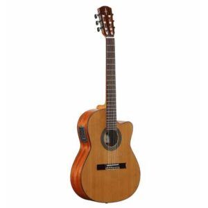 ADAGIO-ALVAREZ Guitarra electroacustica de 6 cuerdas con cutaway AC65HCE.